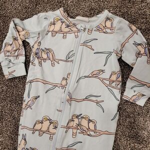 Peter Alexander Baby Kookaburra Print Pajamas 12-18 Months Organic Cotton